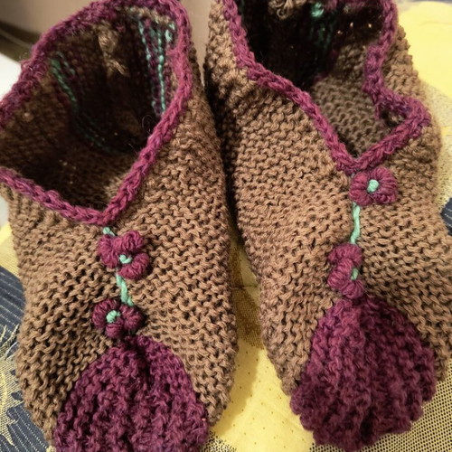 Handmade slippers size 39-41 new, not Abarca