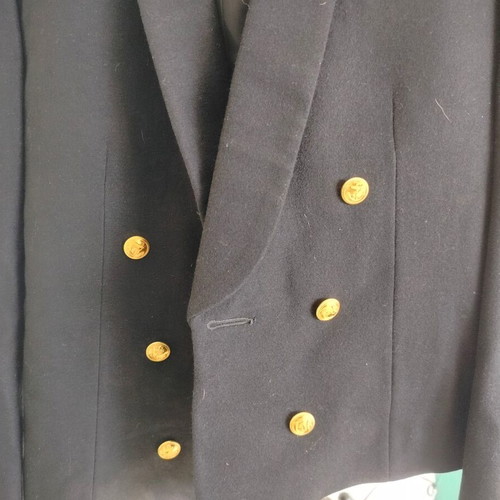 Navy Democracy Jacket used with gold details