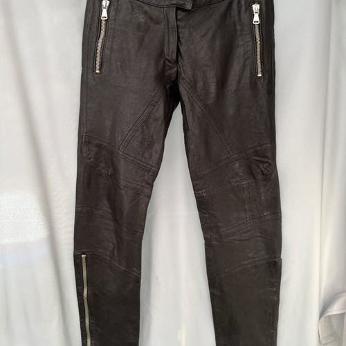 Dolce & Gabbana leather pants used, lambskin, size XS/S, black