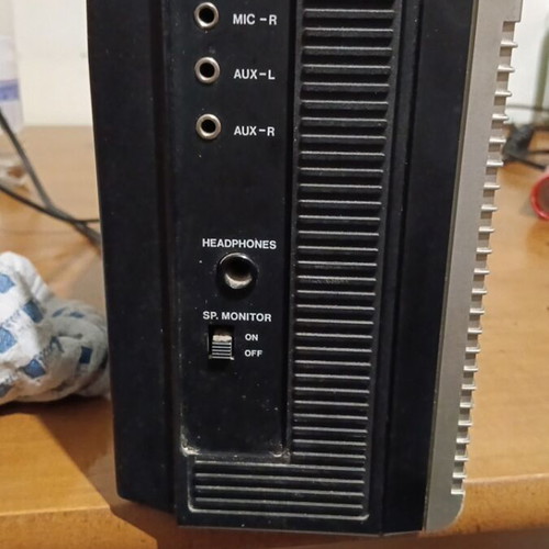CGME STR‑700 radio cassette player used vintage with MIC/AUX