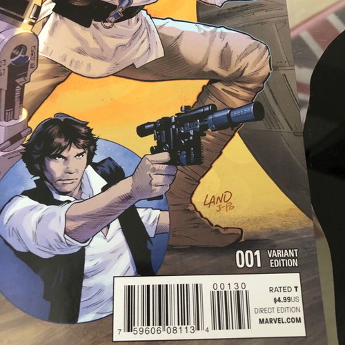 Star Wars 1 DF Excl Greg Land Signed Limited Variant Cover mint