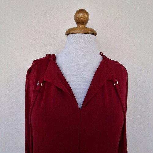 Blouse like new, burgundy, size L