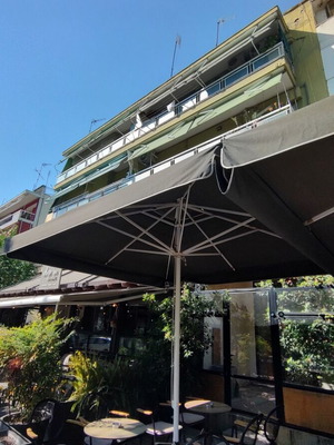 Επαγγελματική ομπρέλα τηλεσκοπική μεταχειρισμένη 3,5μχ3,5μ με πανί dickson7330