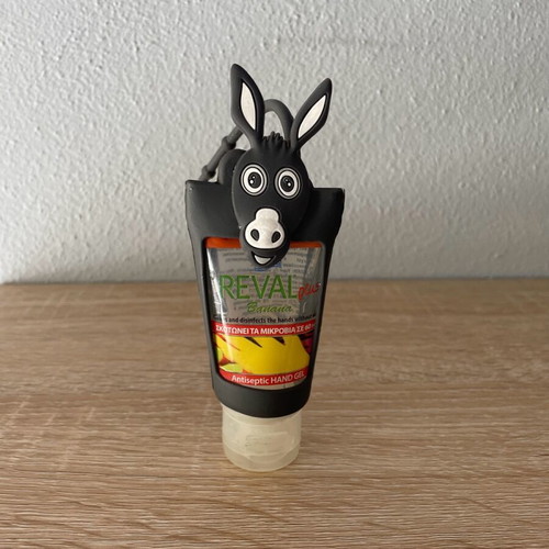 Donkey-shaped antiseptic holder like new