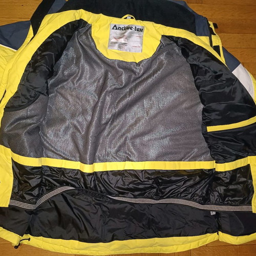 Active ski jacket XL used, yellow