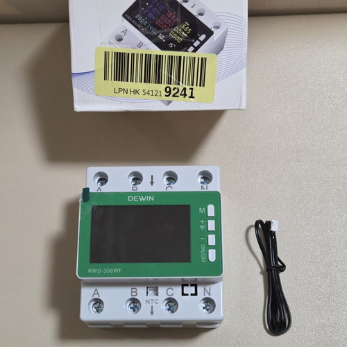 DEWIN KWS-306WF three-phase smart electricity meter with WiFi for DIN rail