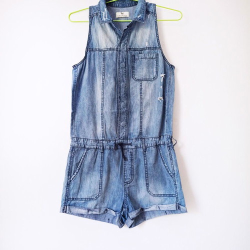 Funky Buddha Denim Playsuit Size S Like New