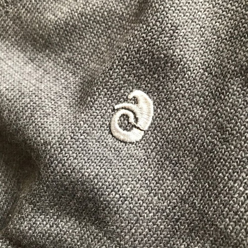 V sleeveless sweater Courrèges Homme Paris new, pure virgin wool, gray, XXL