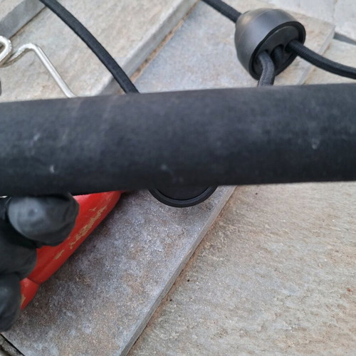Fitness equipment used, 2 pieces with wear and marks