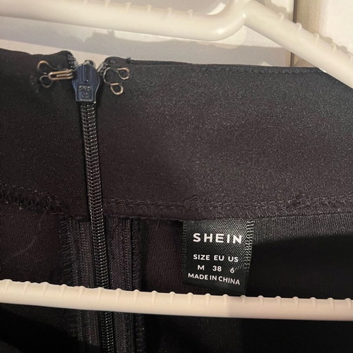 Shein women's fabric skort like new, black, size M
