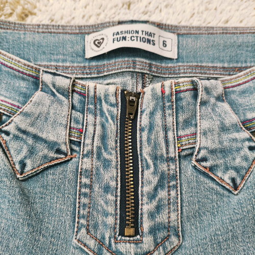 Miss Selfridge low-rise jeans like new, size S or XS, blue turquoise
