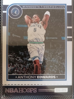 Anthony Edwards NBA Hoops Card like new