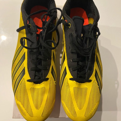 Adidas καρφιά στίβου Spikes Sprintstar IV σαν καινούργιο, μαύρο και κίτρινο