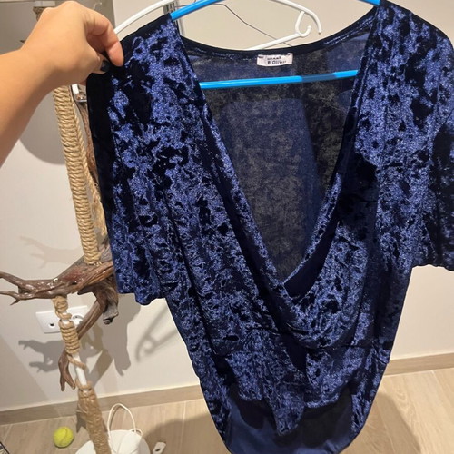 Velvet bodysuit blue to purple used