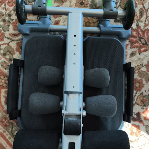 Ab Trainer gym equipment like new, adjustable resistance