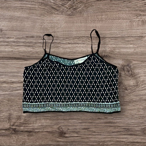 H&M Coachella women's crop top like new, size 40, black and white