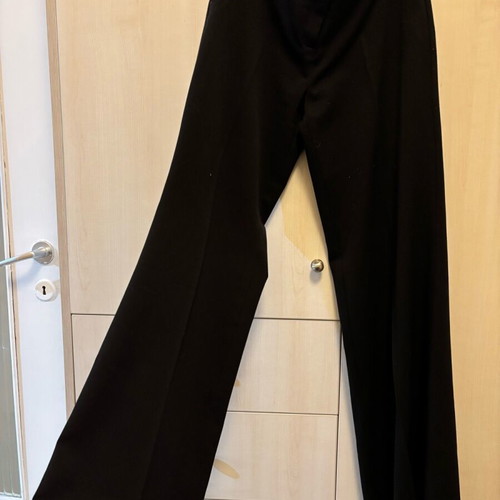 Fabric pants used, size L, black