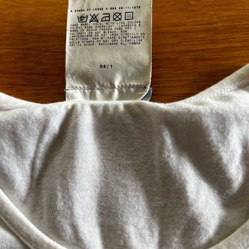 Top Gianfranco Ferre vintage with transparent details, like new, pink and white, size L