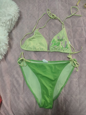 Swimsuit medium used, green
