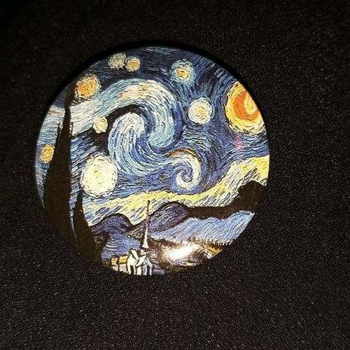 Van Gogh pin new with painting theme