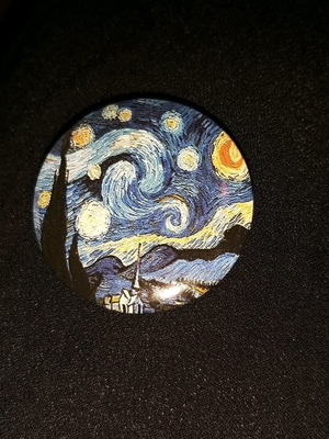 Van Gogh pin new with painting theme