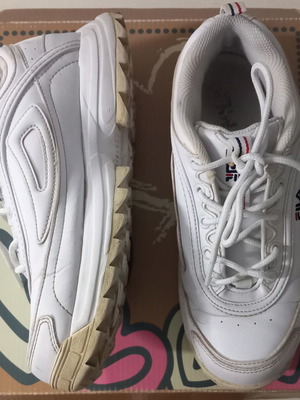 Fila athletic shoes used, size 38, white
