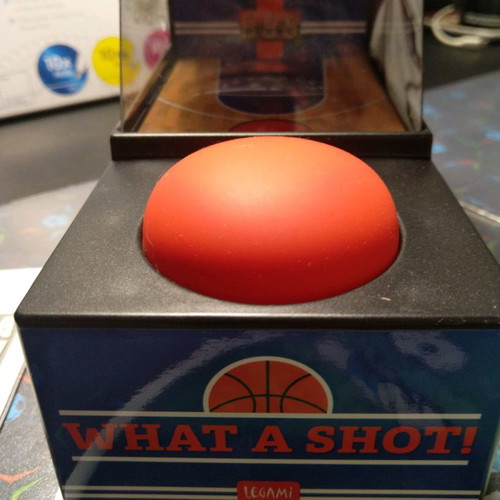 Basketball game new, with instructions, torn box