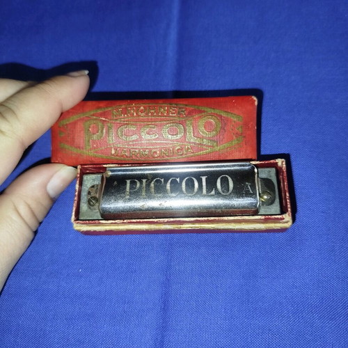 Vintage Piccolo Harmonica by M. Hohner used 1937