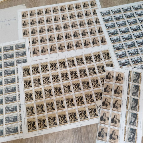 Souliot Struggles Complete Stamp Series 1979 New, Sheets of 50