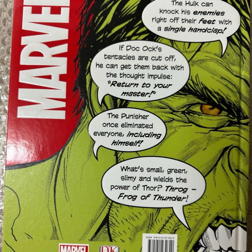 Marvel Comics Hardback Book new Absolutely Everything You Need To Know (DK 2016) English