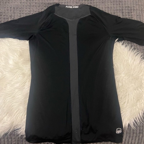 Nike Pro dry fit T-shirt 2XL black like new cut sleeve sports shirt