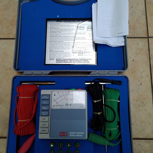 Earth tester new, professional, analog