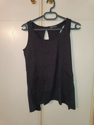 Μπλούζα Noobass με φιόγκους στην πλάτη σαν καινούργιο, μαύρη, μέγεθος S