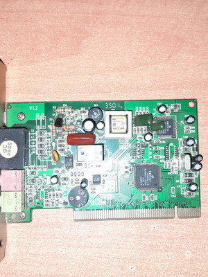 Sound card and modem used