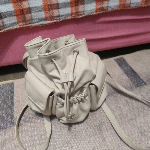 Beige backpack bag like new