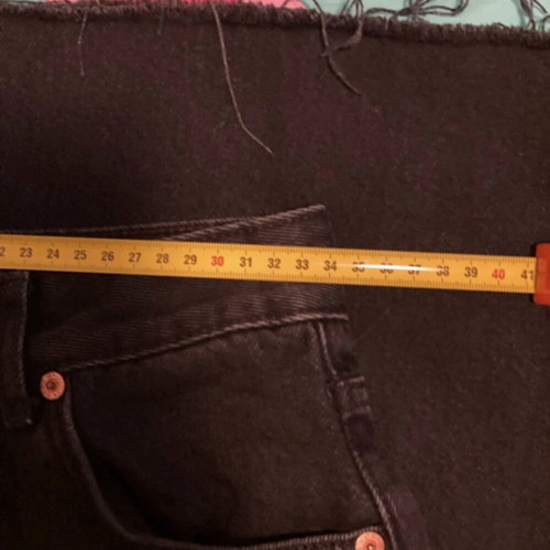 Pull & Bear black high waisted culotte jeans