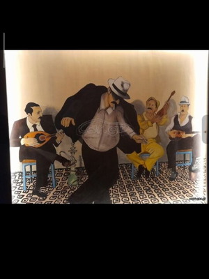 Canvas painting used 1.65x1.85 without frame