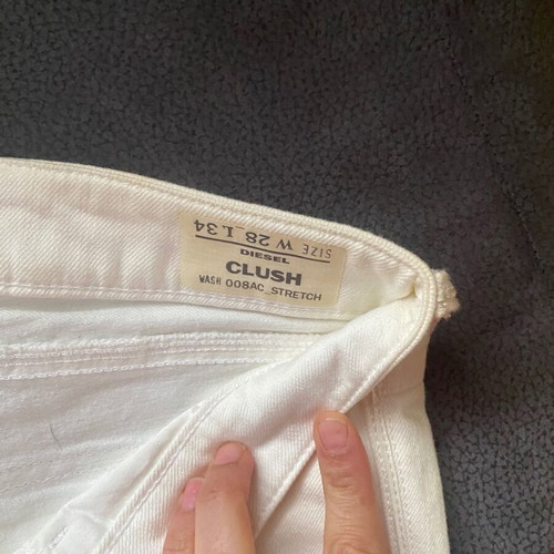 Diesel white jeans like new, size S / 36 / 8