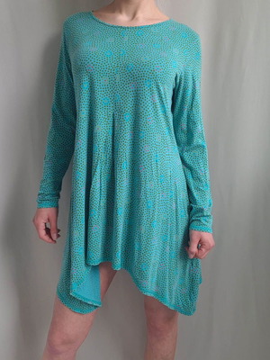 Gudrun Sjoden dress micro modal size L used turquoise