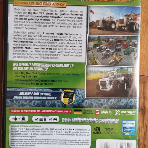 Farming Simulator 2017 PC used, full version