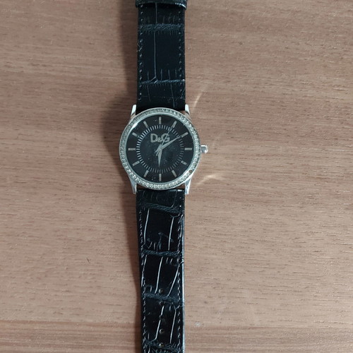 D&G wristwatch women's used, black color