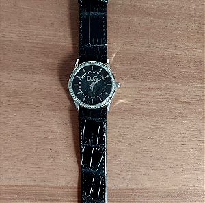 Γυναικείο ρολόι D&G μαύρο χρώμα