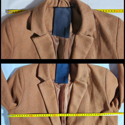 Vintage Minimum wool blend long coat like new, camel color