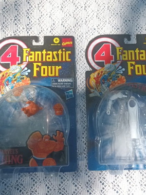 4 Fantastic Four action figures used