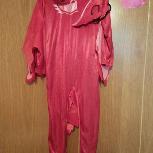 Owlet PJ Masks carnival costume used with cape and mask for age 5-6