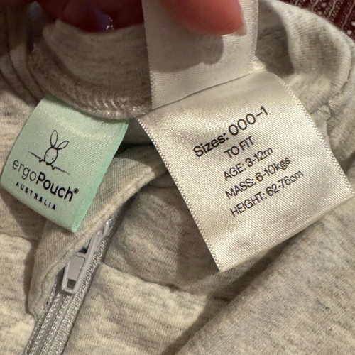 ErgoPouch baby sleeping bag 3.5 tog like new