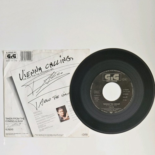 Falco Vienna Calling 7" vinyl record used, German edition