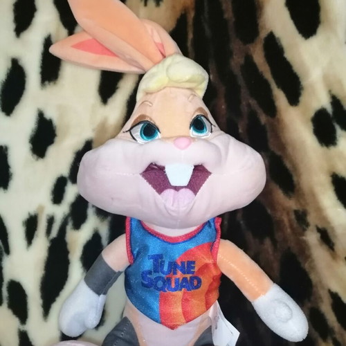 Lola Bunny Space Jam plush like new, 30cm Looney Tunes