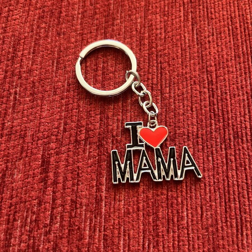 Keychain “I Love Mama” new metal design