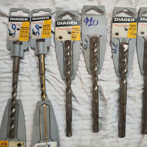 Drill bits for wall simple and SDS new